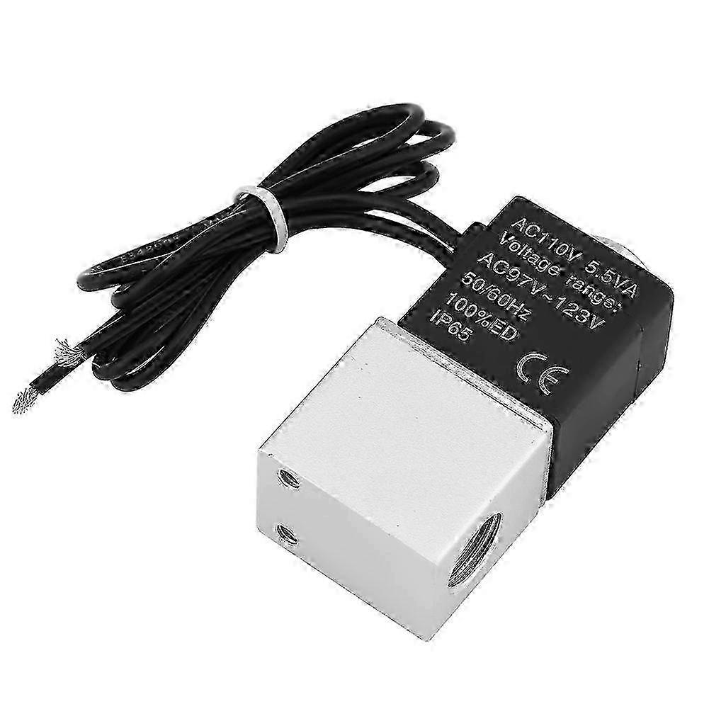 2V025-08 Solenoid Valve 2 Port 2 Position Normally Closed G1/8 AC110V