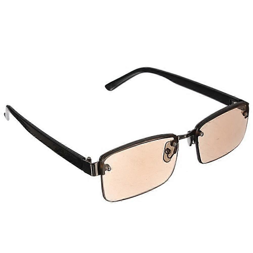 Trendy Unisex +1.0/+1.5/+2.0/+2.5/+3.0/+3.5 Half Rimed Magnifier Sunglasses Eyeglass Portable Reading Crystal Unisex Office Spectacles