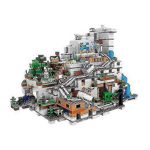 Aleko Minecraft בניית סט מערת הר Minecraft סדרת העולם שלי מתנת חג המולד מתאימה