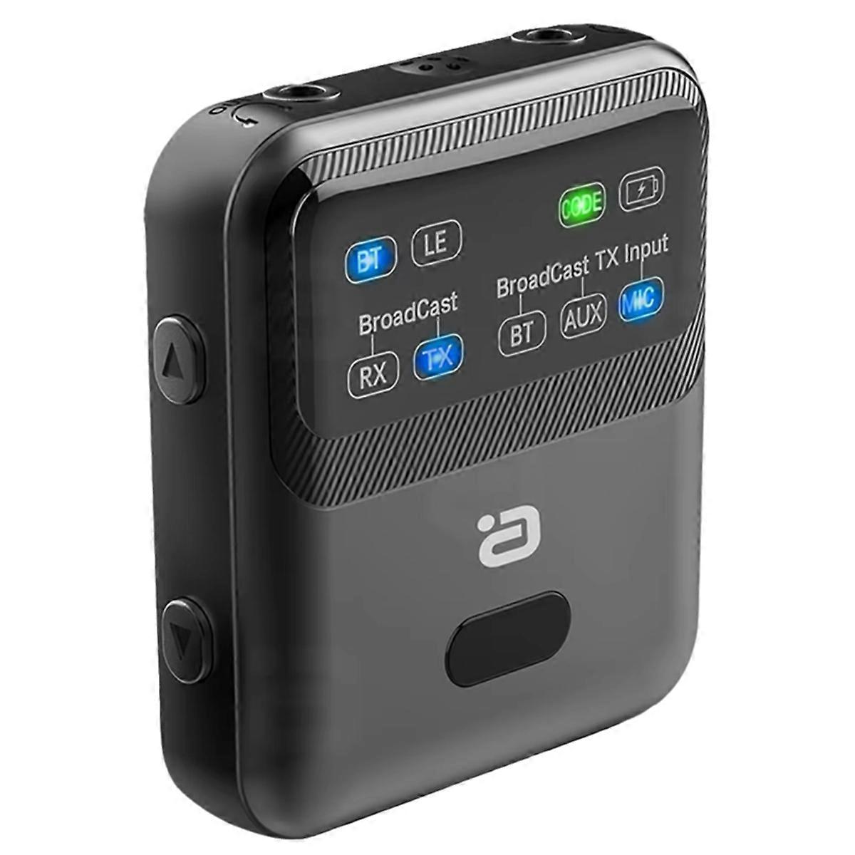 Bluetooth 5.4 Audio Transceiver LE Audio Adapter,Broadcast 1TX to 100+ RX Devices Sharing,AAC/-AD/LC