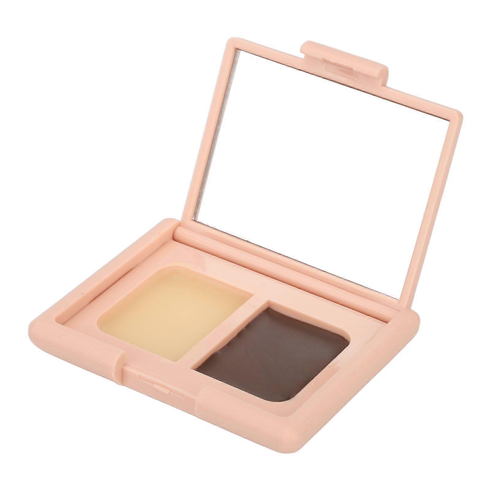 2025 Latest Model 2 Color Brow Cream with 2 Brush Uniform Coloring Waterproof ...