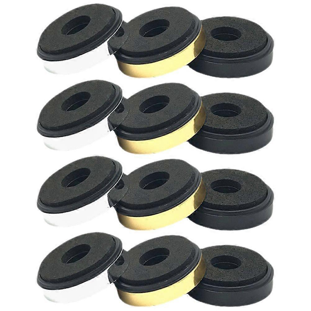 12pcs Speaker Isolation Foot Speaker Vibration Damper Vibration Absorber Mat