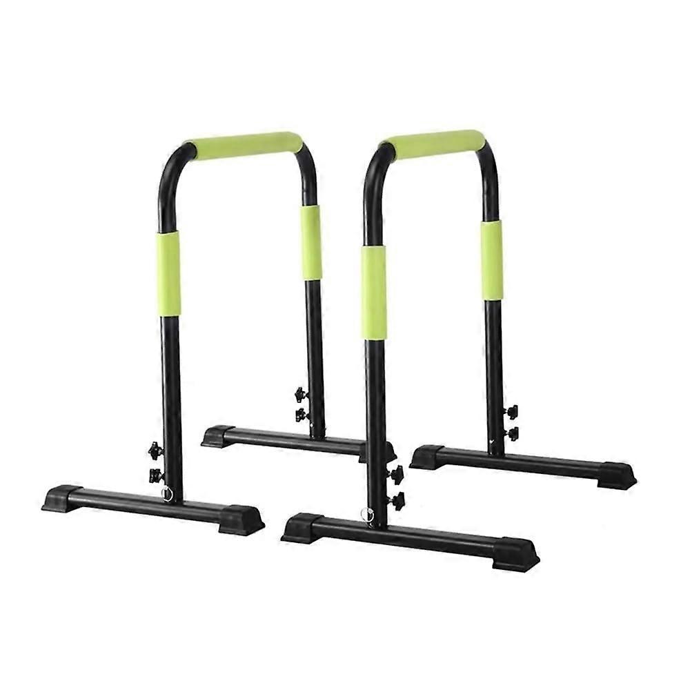 Pullup bar for the door, home fitness equipment, easy to assemble, stable structure, 2pcs green.