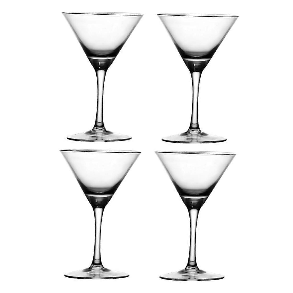 Set of 4 Elegant Crystal Cocktail Glasses, High-Quality Glassware for Cocktails, Parties, and Special Occasions