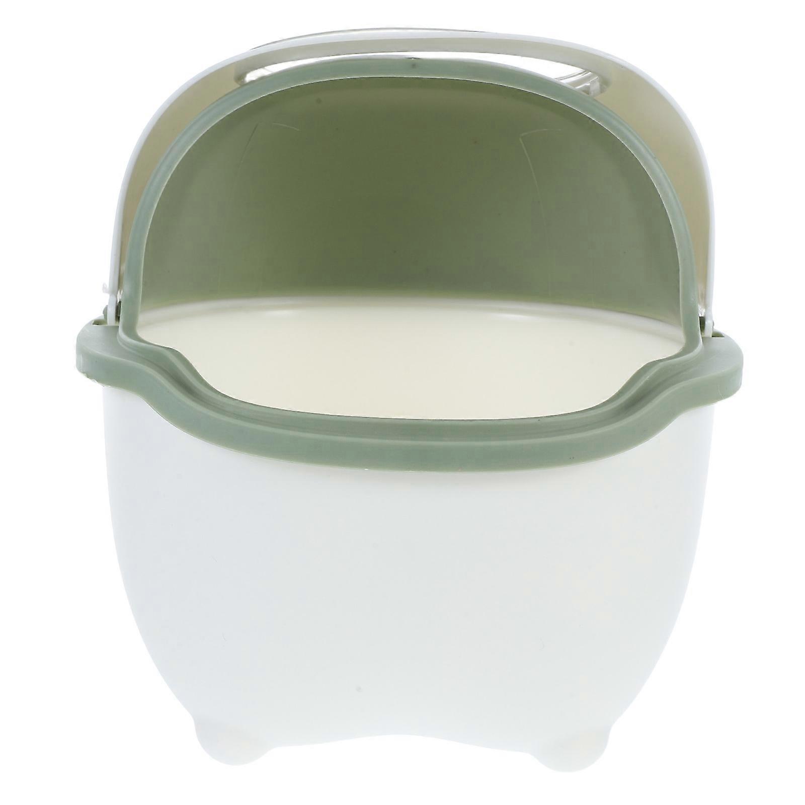 Office Trash Can Cartoon Bear Garbage Storage Bucket Students Desktop Use 1Pack