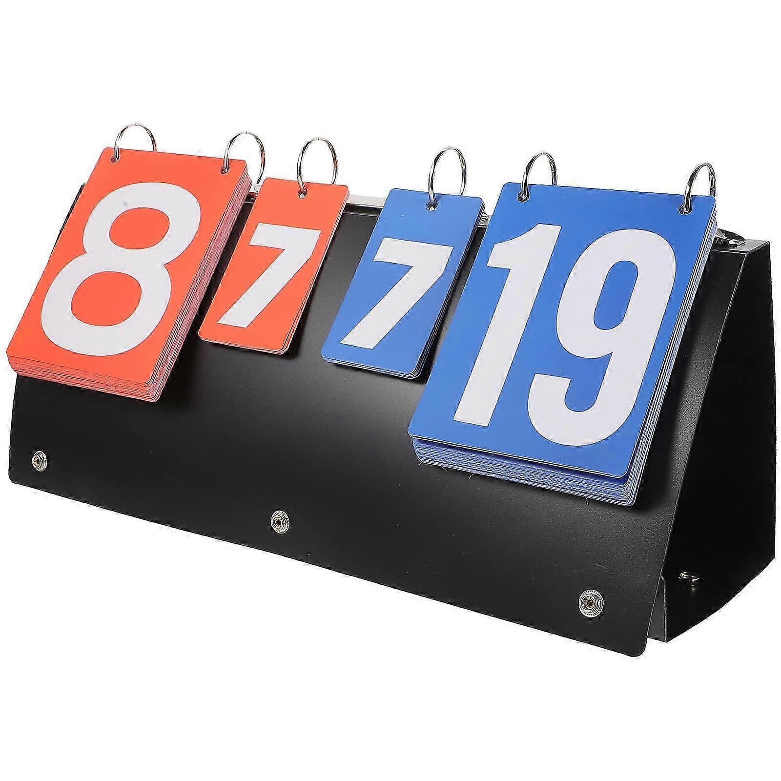 Bureau Flipper Tableau De Bord Portable Tableau De Bord De Table Flip Scorekeeper pour Soccer Basketball