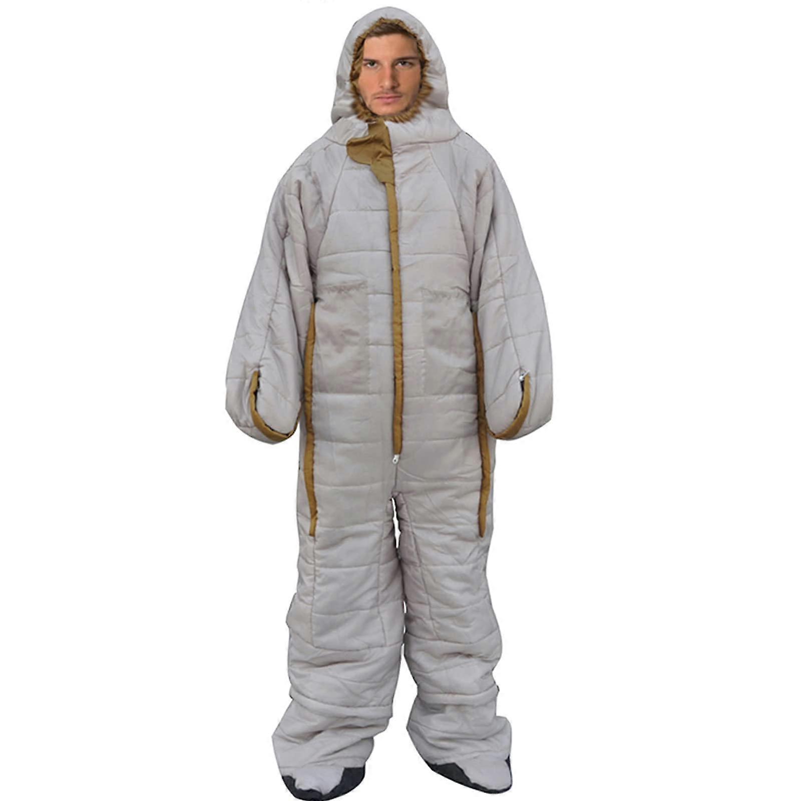 Sovsäck för vuxna, sovsäck för utomhuscamping, ultralätt sovsäck i varm bomull för vandring, resor och utomhusaktiviteter