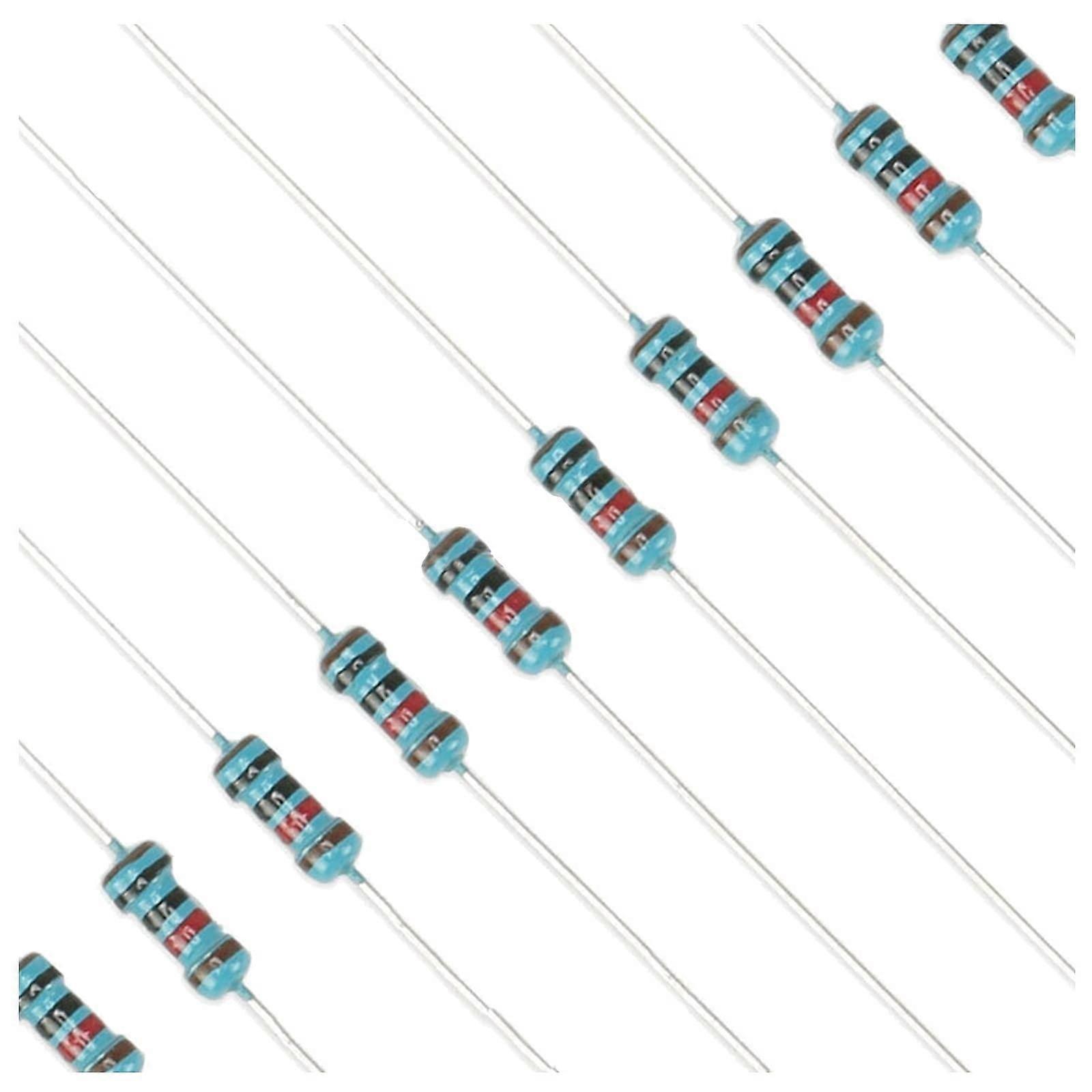 13 kOhm Metal Film Resistors 1/4 W 0.25 W 1% - 100 Pack for Electronic Repair, Automotive Components, Audiotech