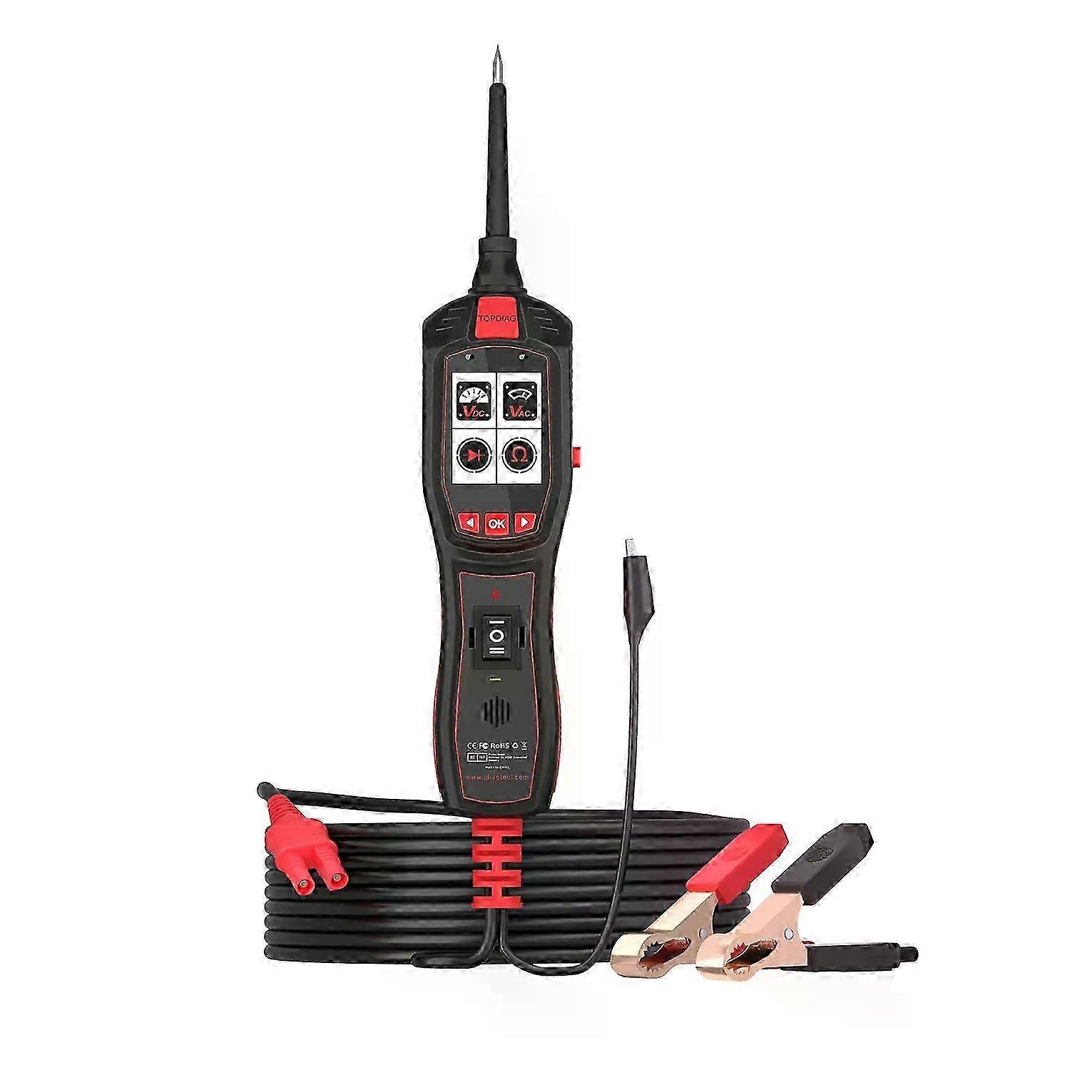 Automotive Electrical Tester System for Fuel Injector Signal Detection and Diagnostic Testing Tool