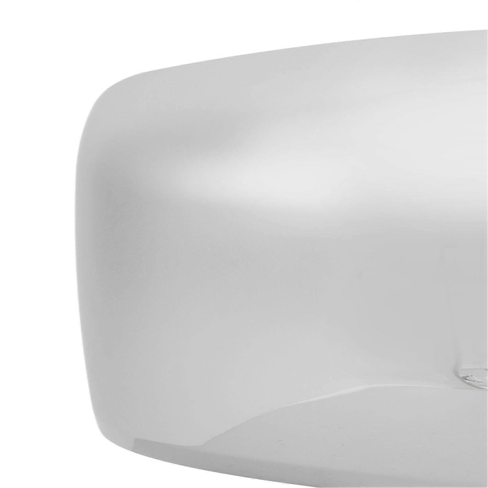 Chrome Rearview Mirror Cap Scratch Resistant Door Mirror Cover With Turn Signal Hole for 1500 2500 2013 to 2018 Left: 68231243AA