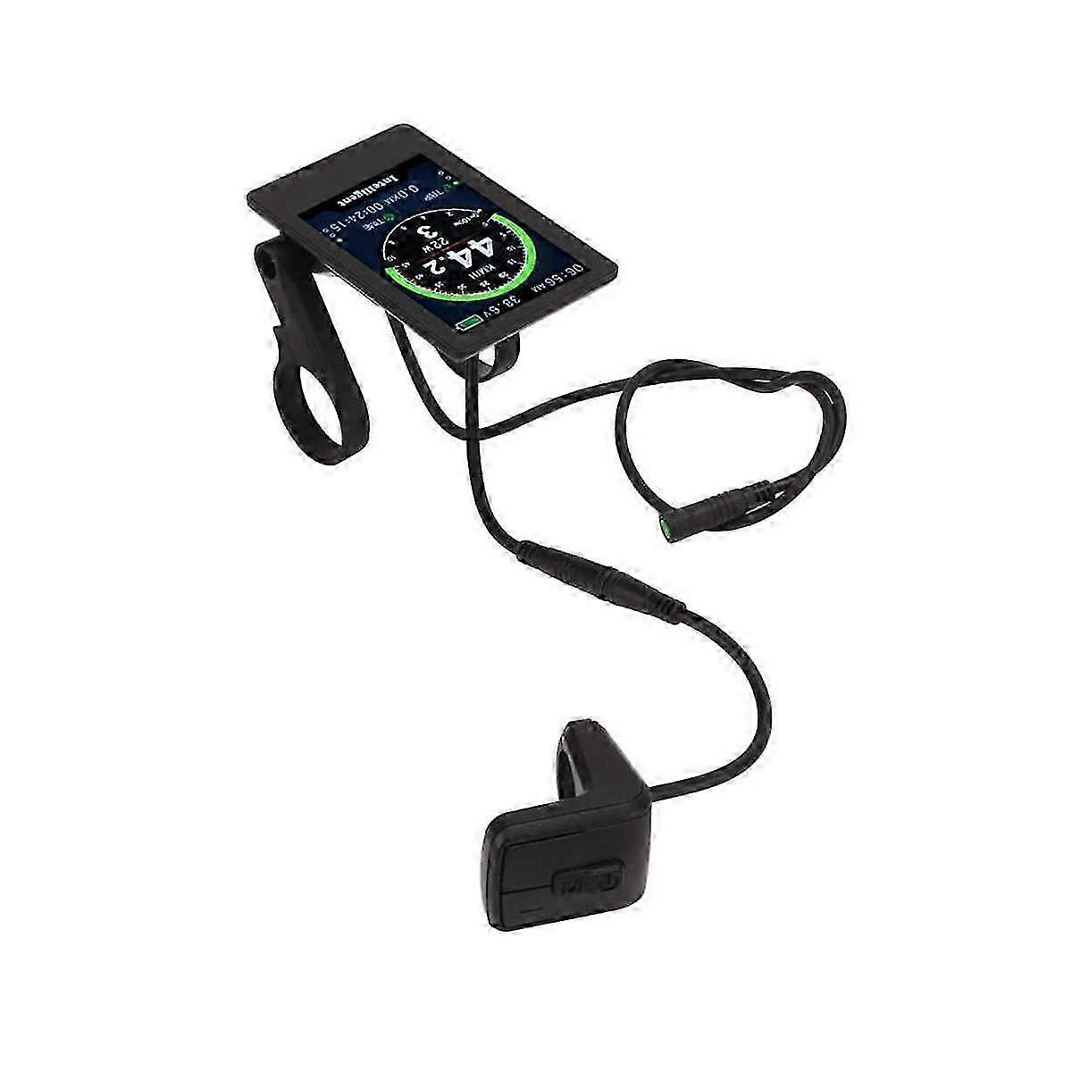 860C Electric Bicycle Full Color LCD Display Compatible with Series Mid Drive Motor Kit 3.5 Inch IPS