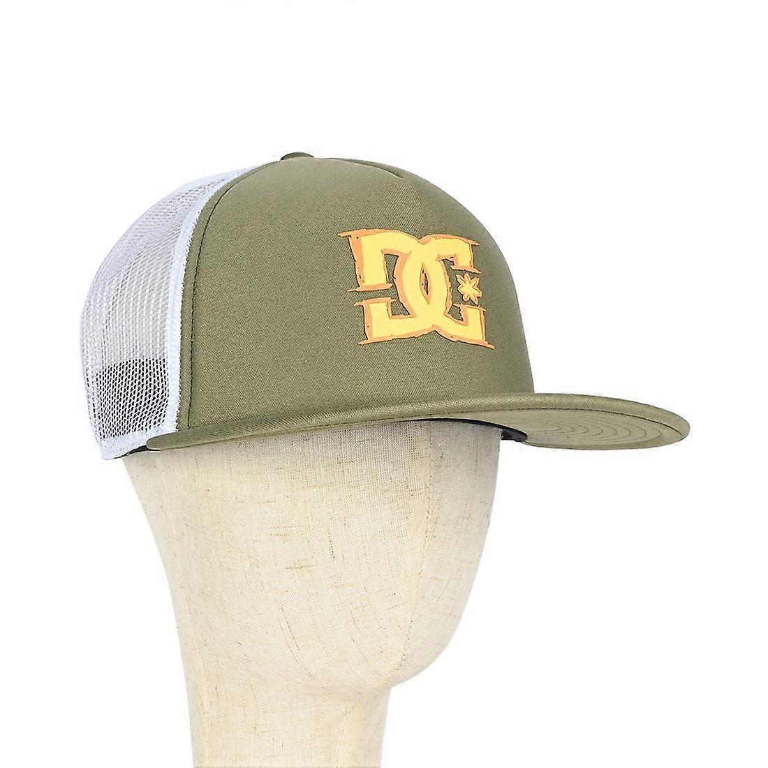 DC Gas Station Trucker Cap - Deep Lichen Green
