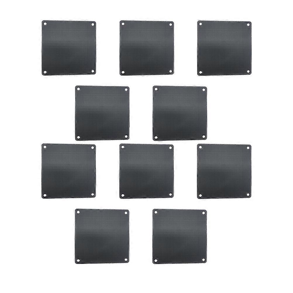 Computer Case Fan Filter Noise Reduction 90x90mm Black PVC Computer Users 10Pcs