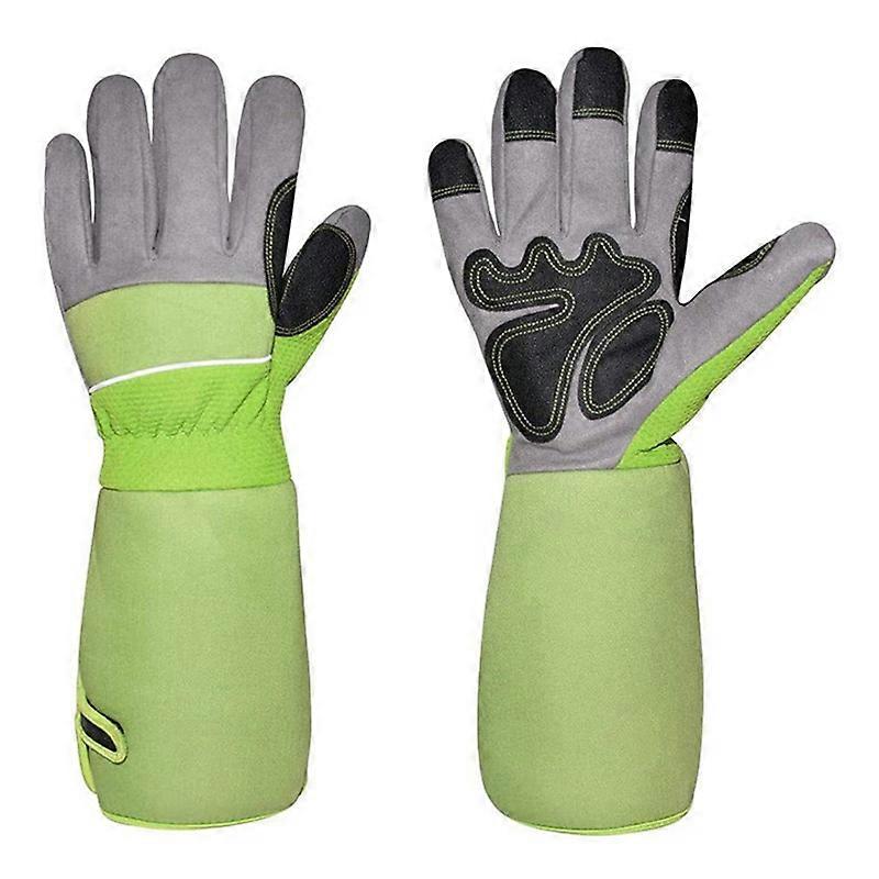 男性用と女性用のレザーガーデニンググローブ、柔軟で通気性のあるガーデニンググローブ、耐パンク性作業用グローブ、タッチスクリーンガーデニングギフト