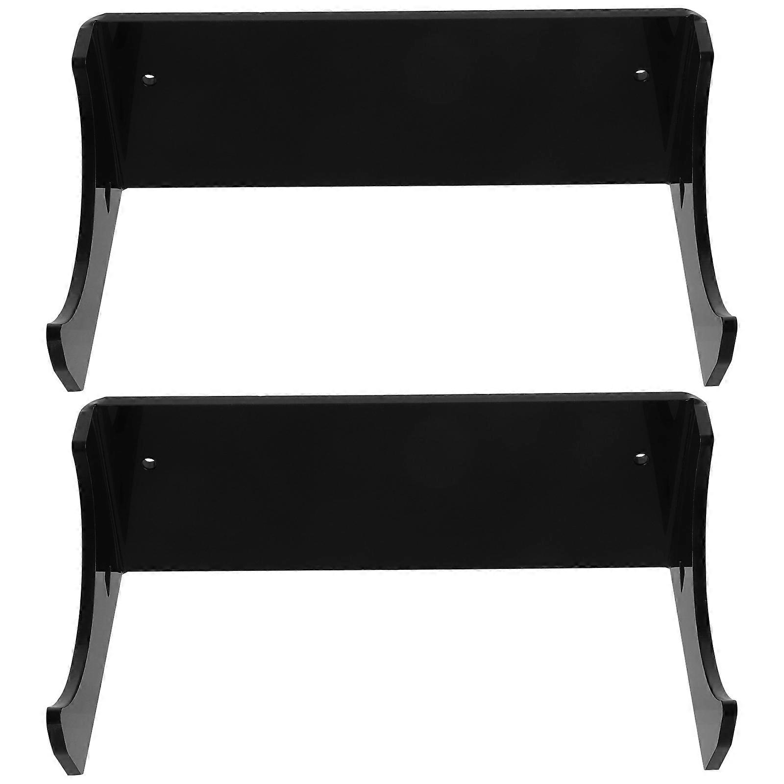 Wall-mounted Rolling Pin Stands Acrylic Rectangular Modern Homeowners Cooking Enthusiasts 2Pack