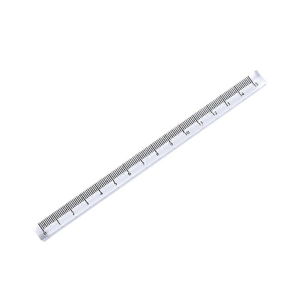 Transparent acrylic ruler, straight, 0–30 cm, ruler for students, mathematics, drawing tool for engineers, mathematics 15 centimeters.