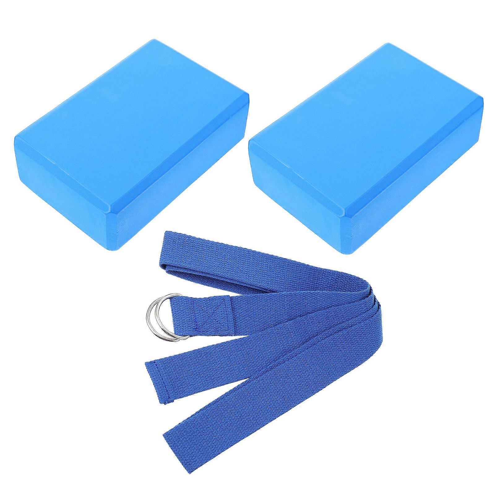 Yoga Resistance Band Set with Blocks and Stretch Strap for Flexibility, Stability, and Strength Training at Home – Lightweight and Durable Fitness