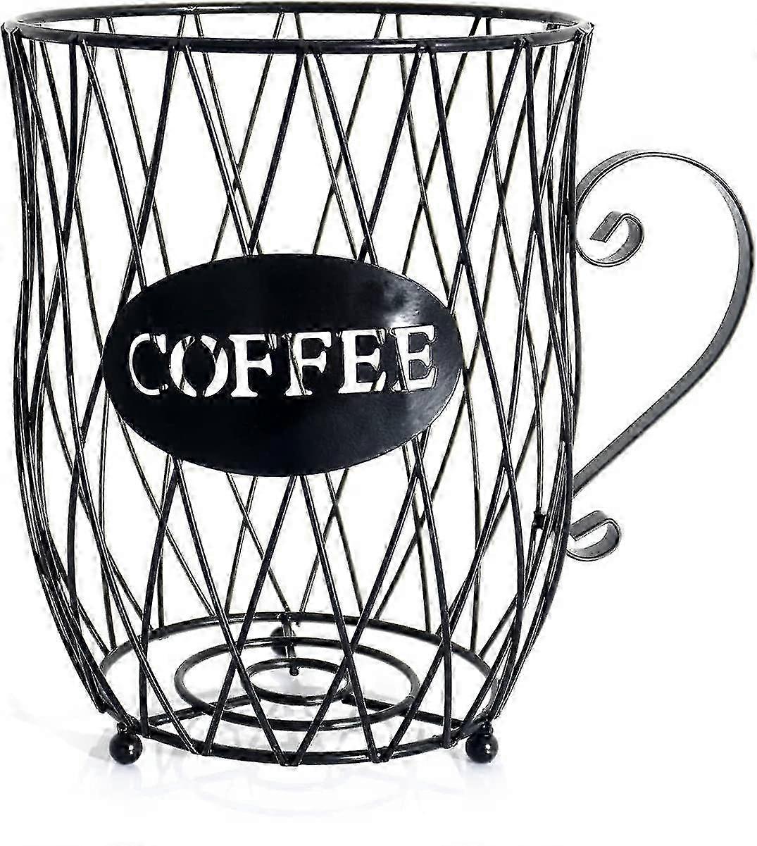Coffee Basket & Capsule Storage Rack for Beans & Pods