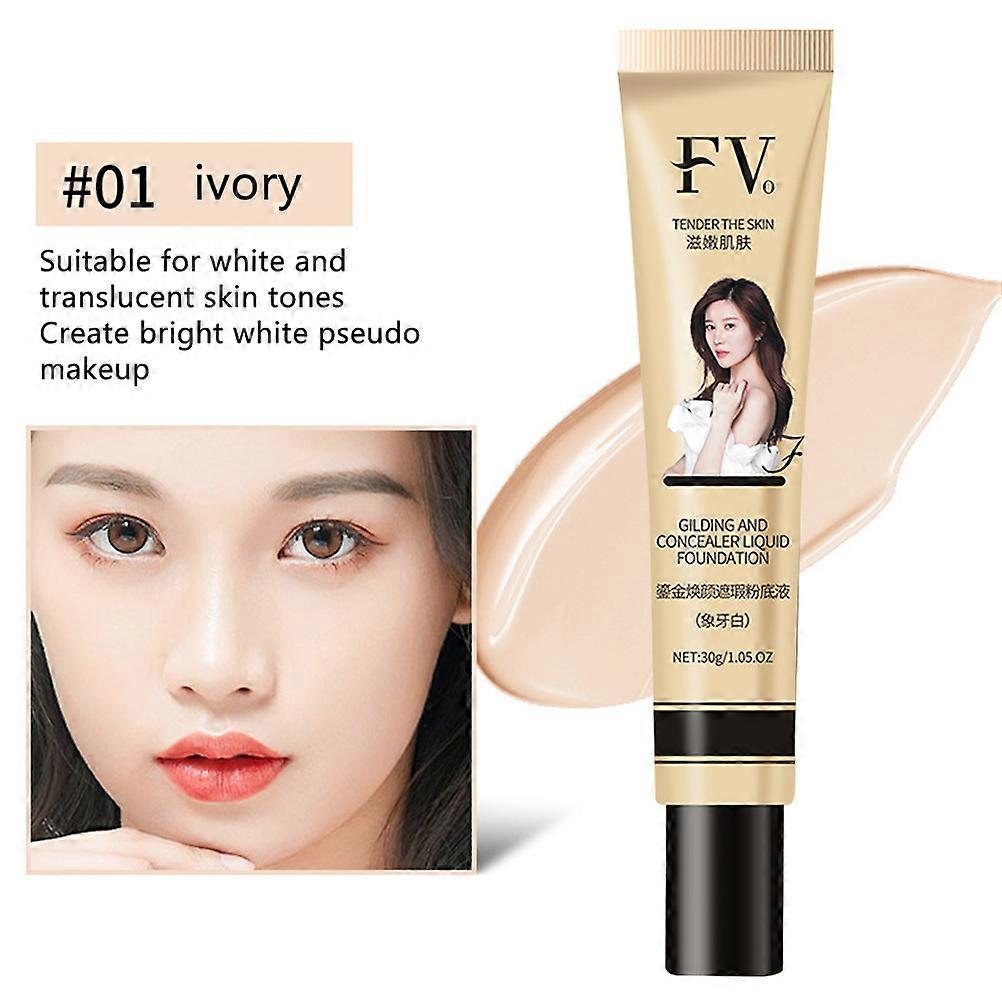 30g Full Coverage Makeup Base Cream Concealer  Waterproof Long Lasting  Liquid Makeup