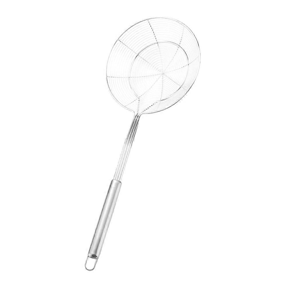 Frying Oil Filter Deep Fry Spoon Stainless Steel Colander Cooking 39x14cm Straining 1Pcs
