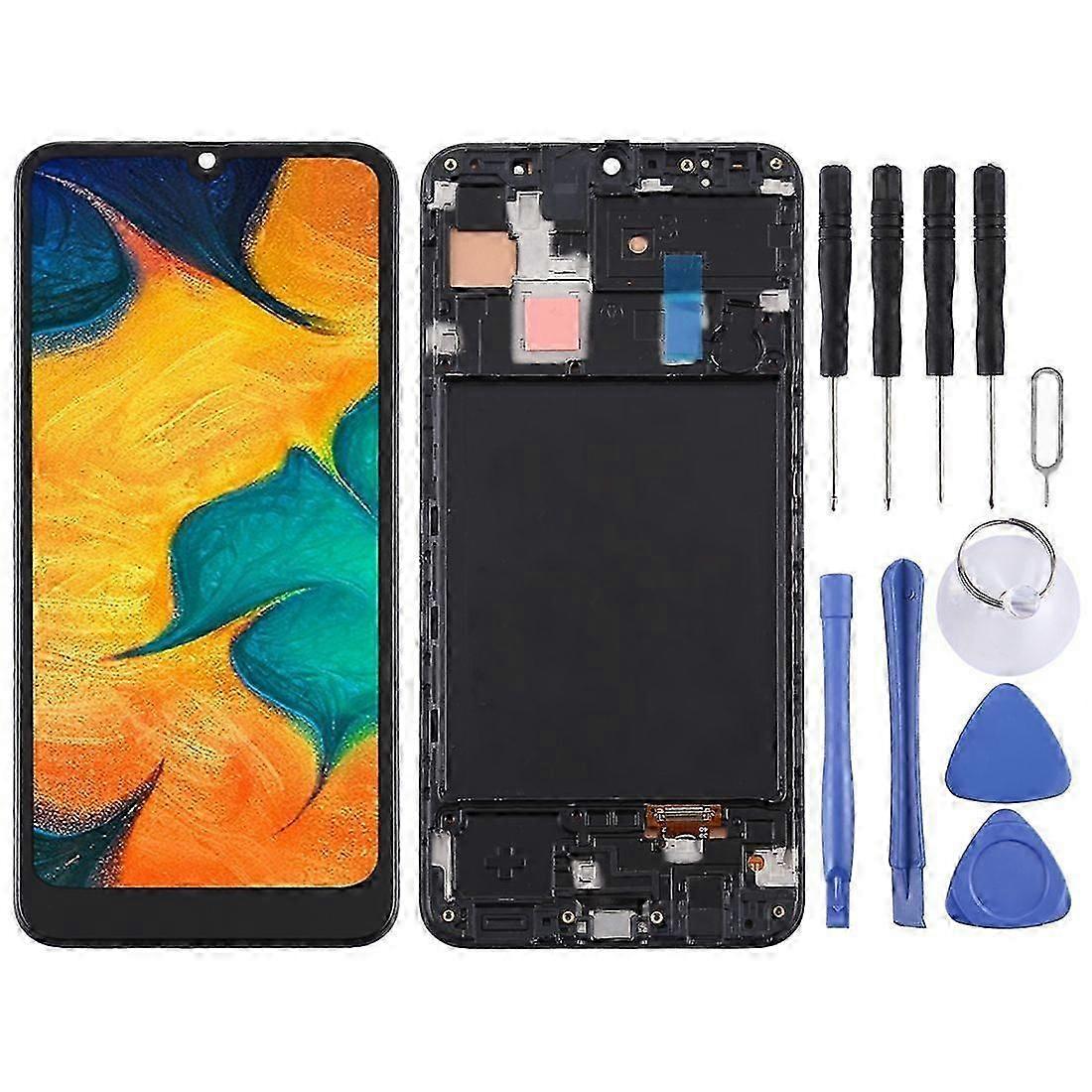TFT LCD Screen For Samsung Galaxy A30 Digitizer Full Assembly with Frame