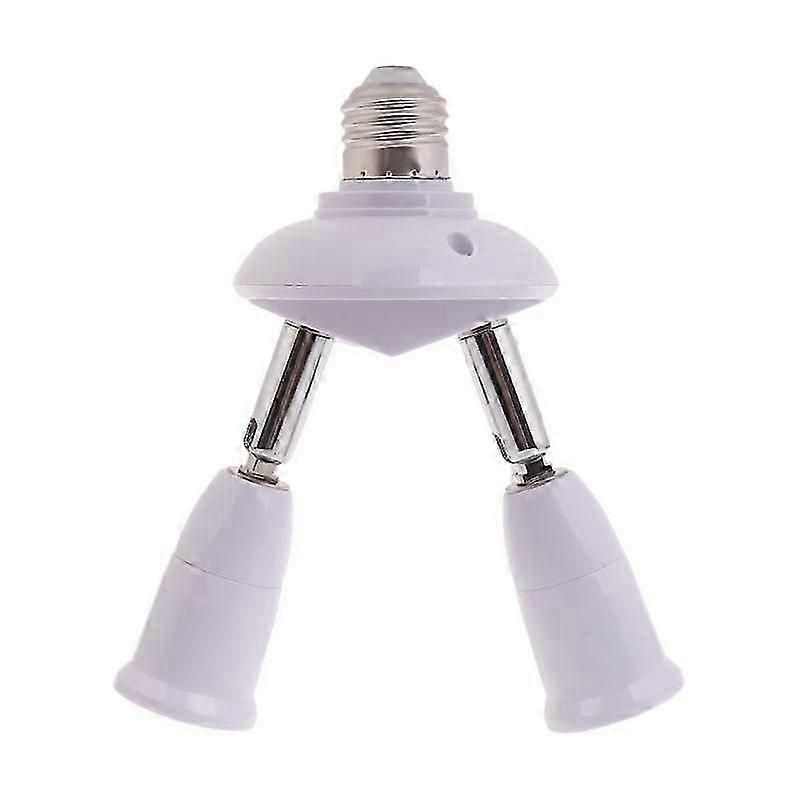 E27 to E27 Base Light Bulb Socket Splitter Adapter - Versatile Lighting Solution for Home, Studio & Kitchen Use