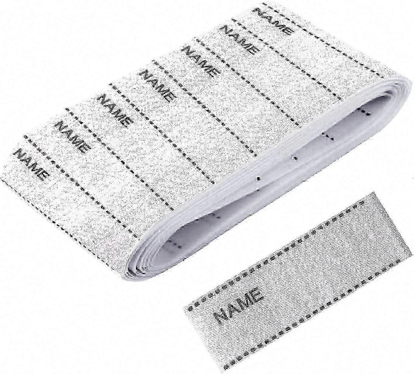 Iron-On Name Labels for Clothes, 100 Pcs Washable Fabric Name Tags for Clothing Organization