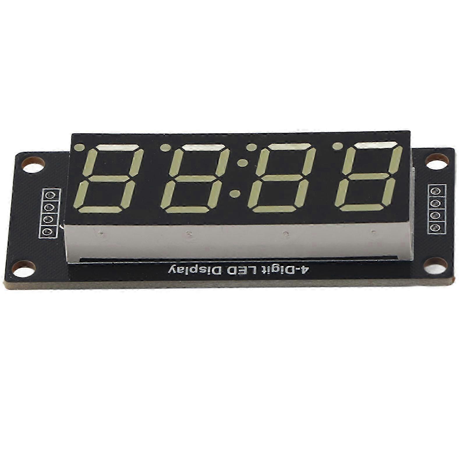 LED Display Tube Module 4-Digit 7-Segment White Display Color Fits ...