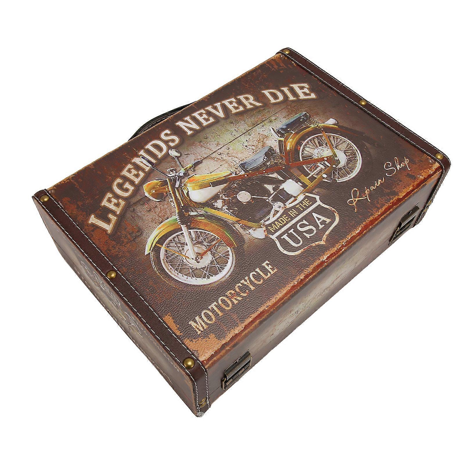 Barber Carrying Case Large Capacity Secure Password Lock Portable Wooden Stylist Tool Box for Clipper Trimmer Comb