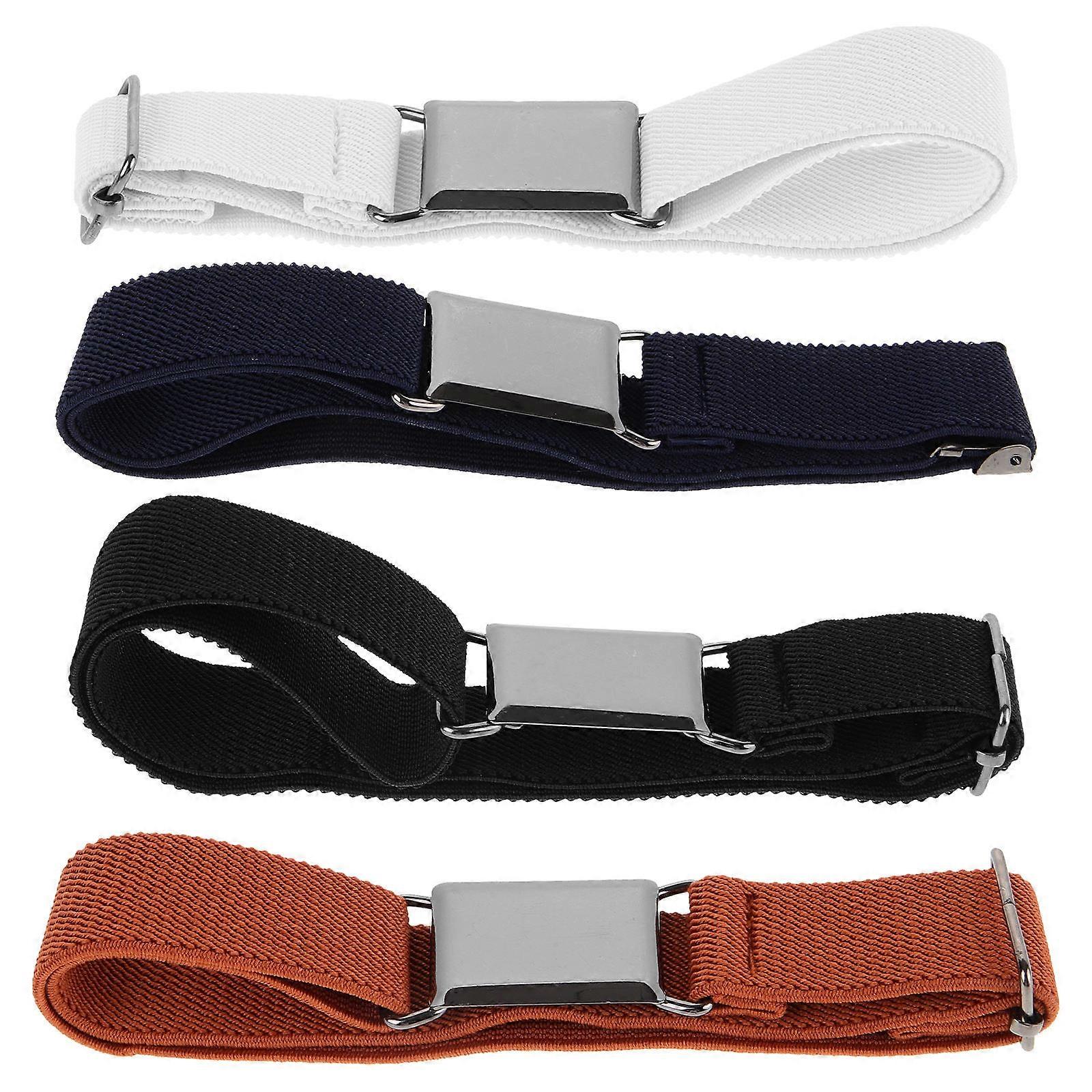 4pcs Elastic Stretchy Waistbands for Boys – Lightweight & Comfortable Fit for Casual Wear
