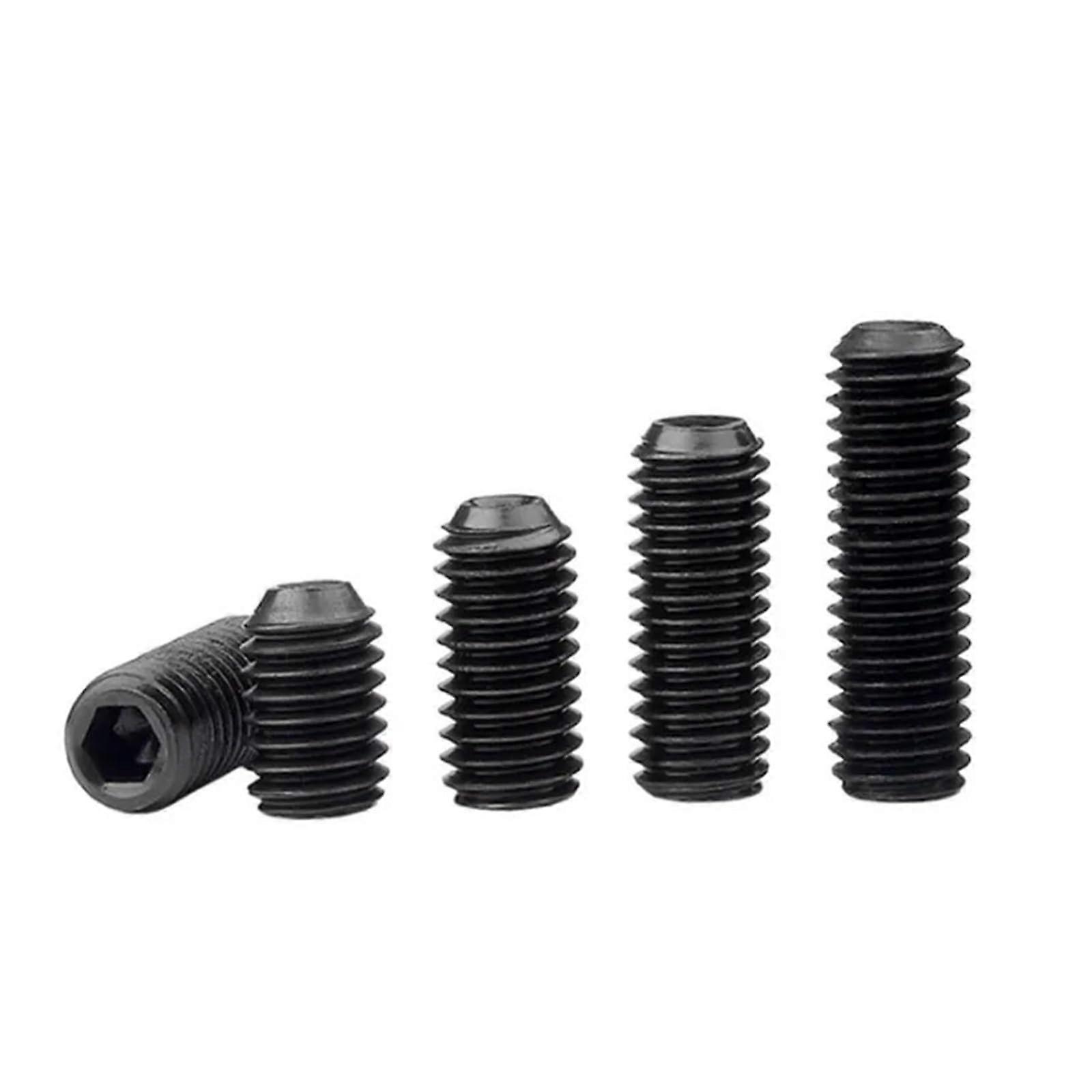 10 Pieces/Lot Headless Cup Point Set Screw M6 Carbon Steel Hexagon Socket Set Screw Hardness 12.9 Degrees (4 mm x 10 Pieces) M6 4 mm x 10 pieces