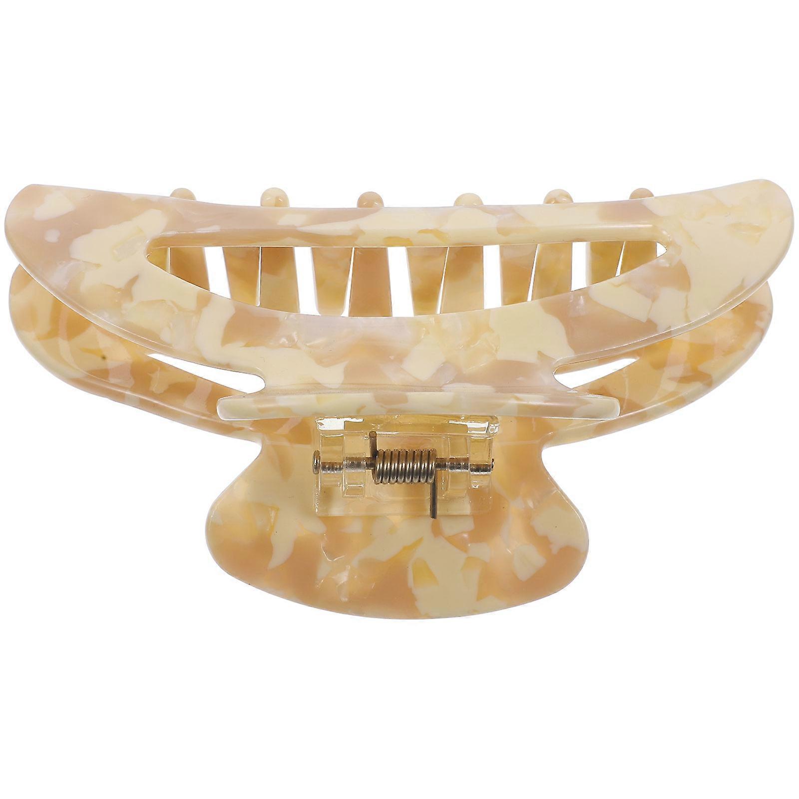 Extra Large Marble Pattern Hair Claw Clamp for Thick Hair, Strong Grip for Women, Makeup, Exercise, Cooking