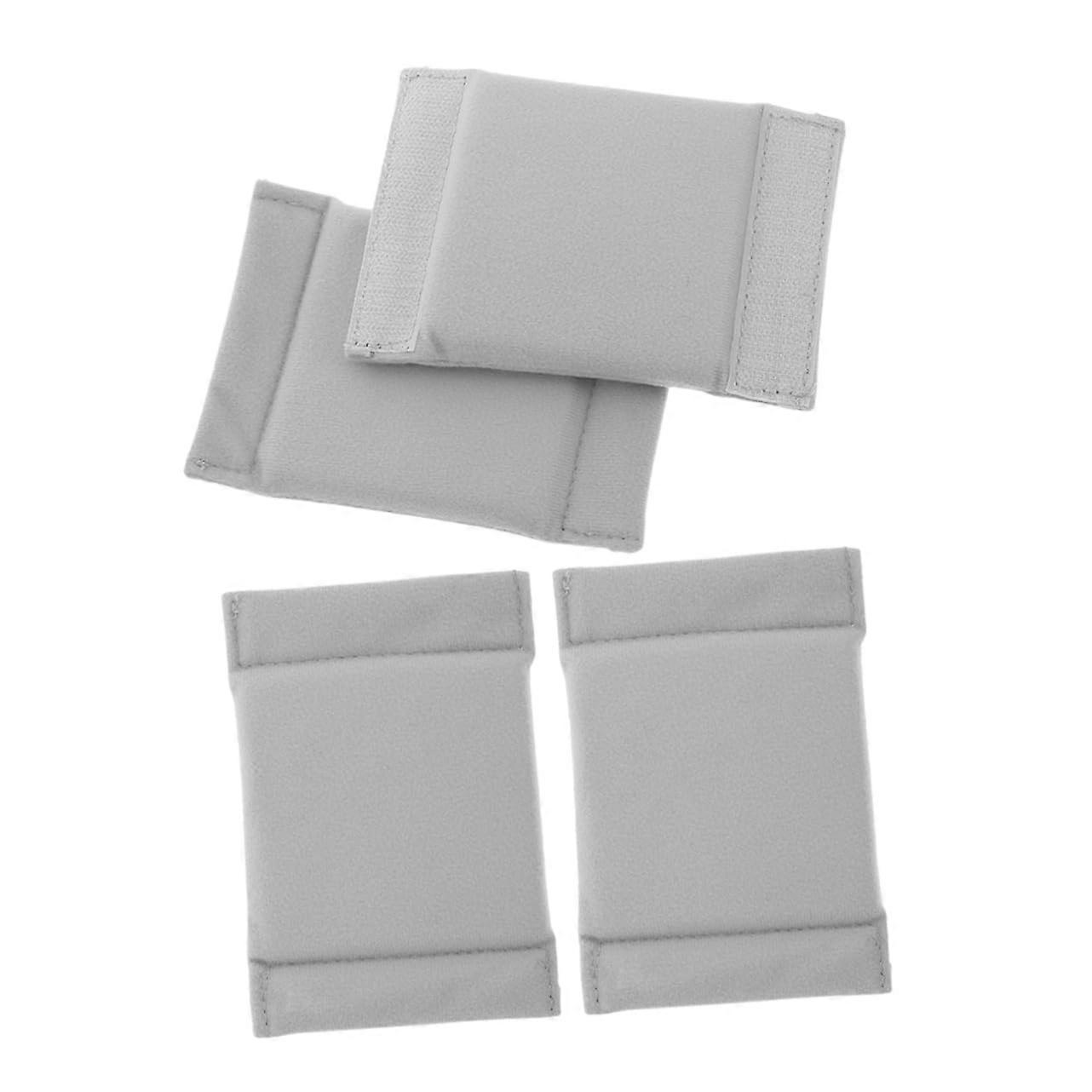 Camera Bag Dividers Pack of 4 Adjustable Lens Separators for Protection, Fibre Fleece, Grey Color, Custom Fit