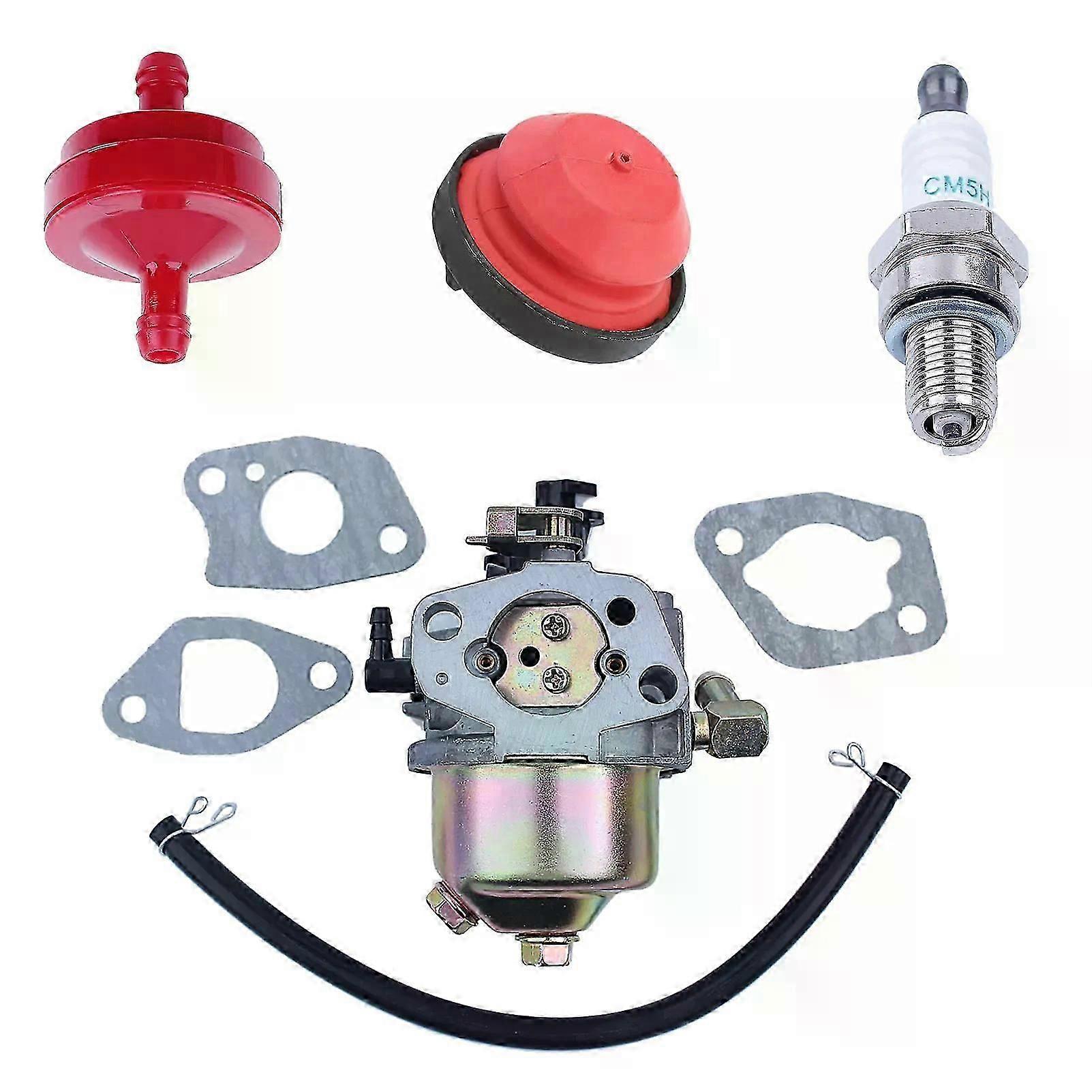 Carburetor Fit For  HUAYI 170S 170SA Yard Machine MTD 170-SU 270-SU Cub Cadet Troy Bilt Craftsman Snow Blower Engine Spark Plug