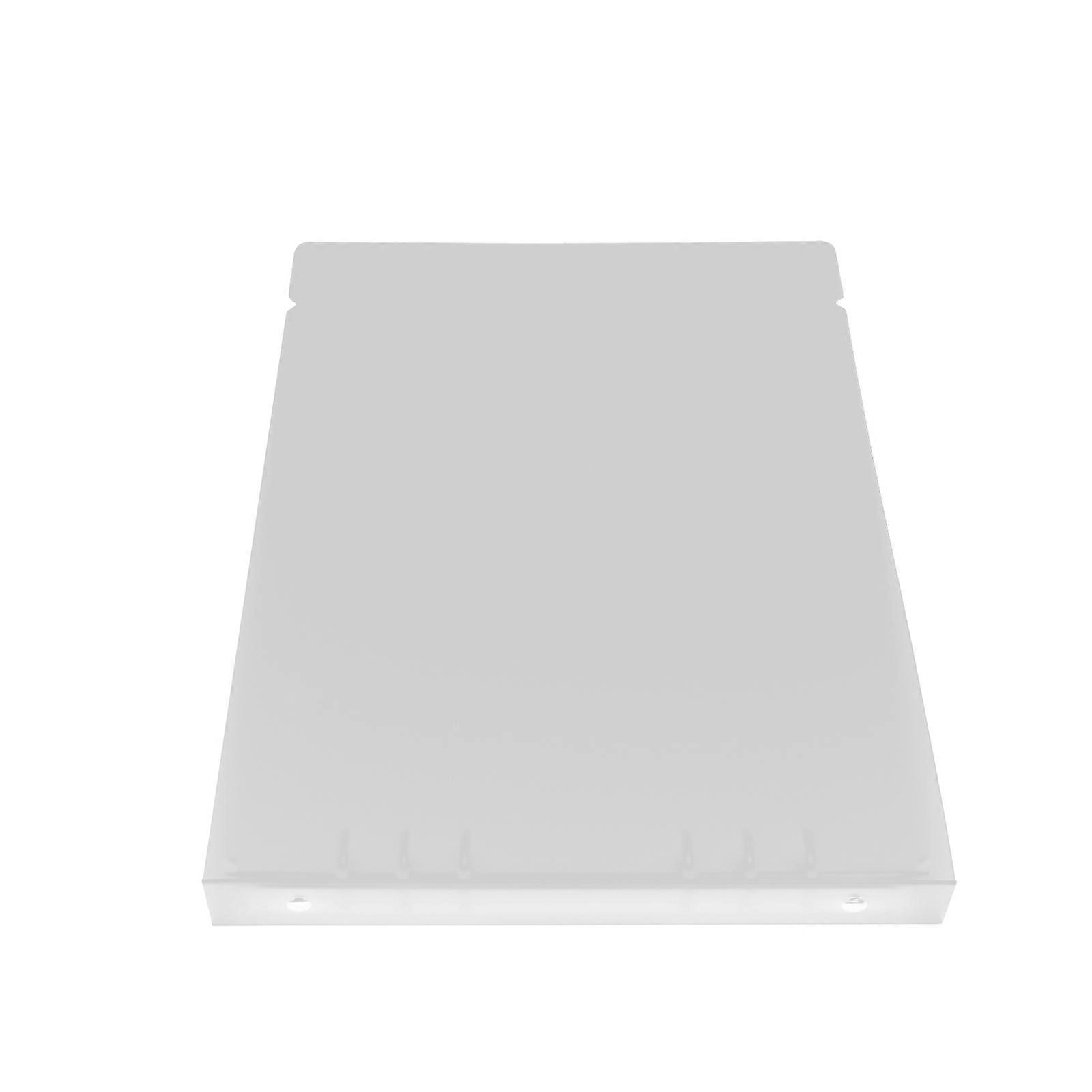 White Plastic Check Binder for Home Use Lightweight Loose Leaf Notebook Cover A4 Size