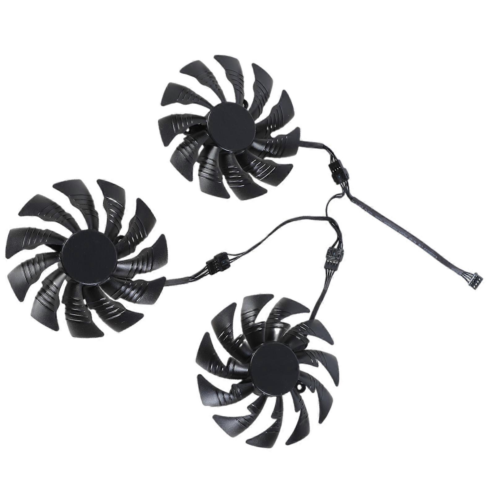 Graphics Card 95mm 4Pin Coolers Fan Replacement Accessories Graphics Card Cooling Fan for 1080 1080TI Computer Multicolor