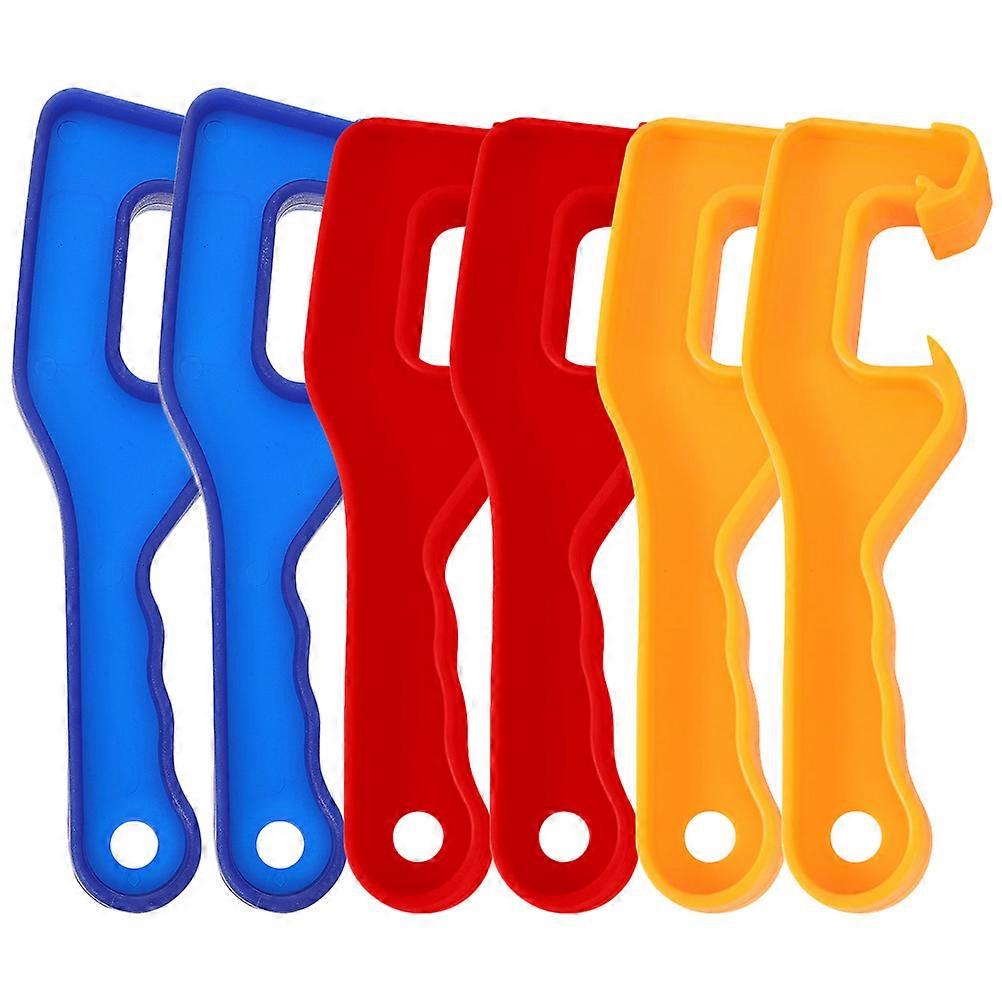 Can Lid Remover Tool Easy Open Bucket Tool Professionals Home Improvement Durable Plastic 6Pcs