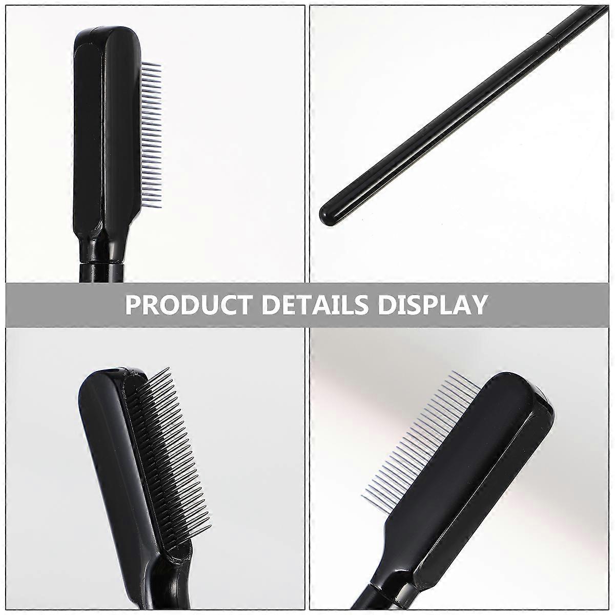 Here's a refined and customer focused product description for your **Eyelash Comb with Single Sided Brush**:
### **Eyelash Comb with Single