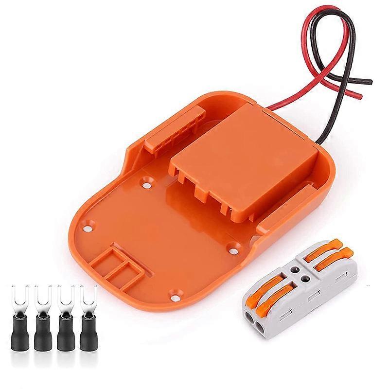 Driven Wheels Battery for Ridgid AEG 18V Hyper Li-Ion Battery DIY Dock Power Connector Battery Converter