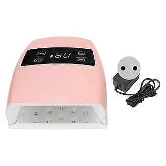 Nail Lamp 96w Fast Drying Rechargeable Long Battery Life Uv Led Nail Light 100240v Eu Plug