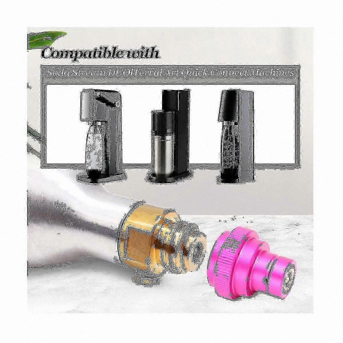 CO2 Adapter for Quick Connect QC Systems, Compatible with Art and Terra Models, TR21-4 Male Replacement for CO2 Cylinders