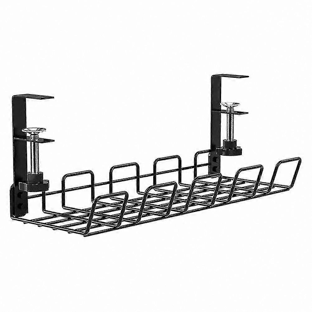 Desk Cable Management Tray Wire Storage Rack for Under Desk Organization