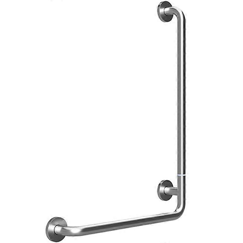 BELP PlugIn Manija de ducha derecha de acero inoxidable cepillado con tapa 110 x 630 x 890 mm, 120 kg Capacidad de carga para baño e inodoro >> para taladrar