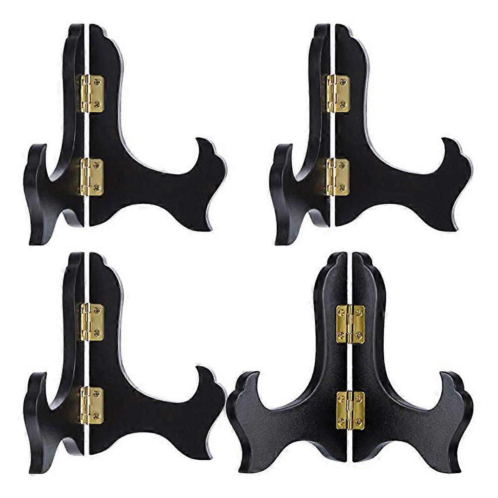 Wooden Display Stand For 10To12Cm Items Black Frame Bracket Ideal For Home Decor 1Pcs