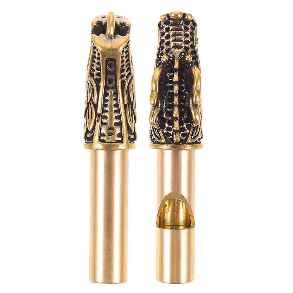 Handheld Whistle For Sports Events Outdoor Activities Creative Retro Design 2Pcs