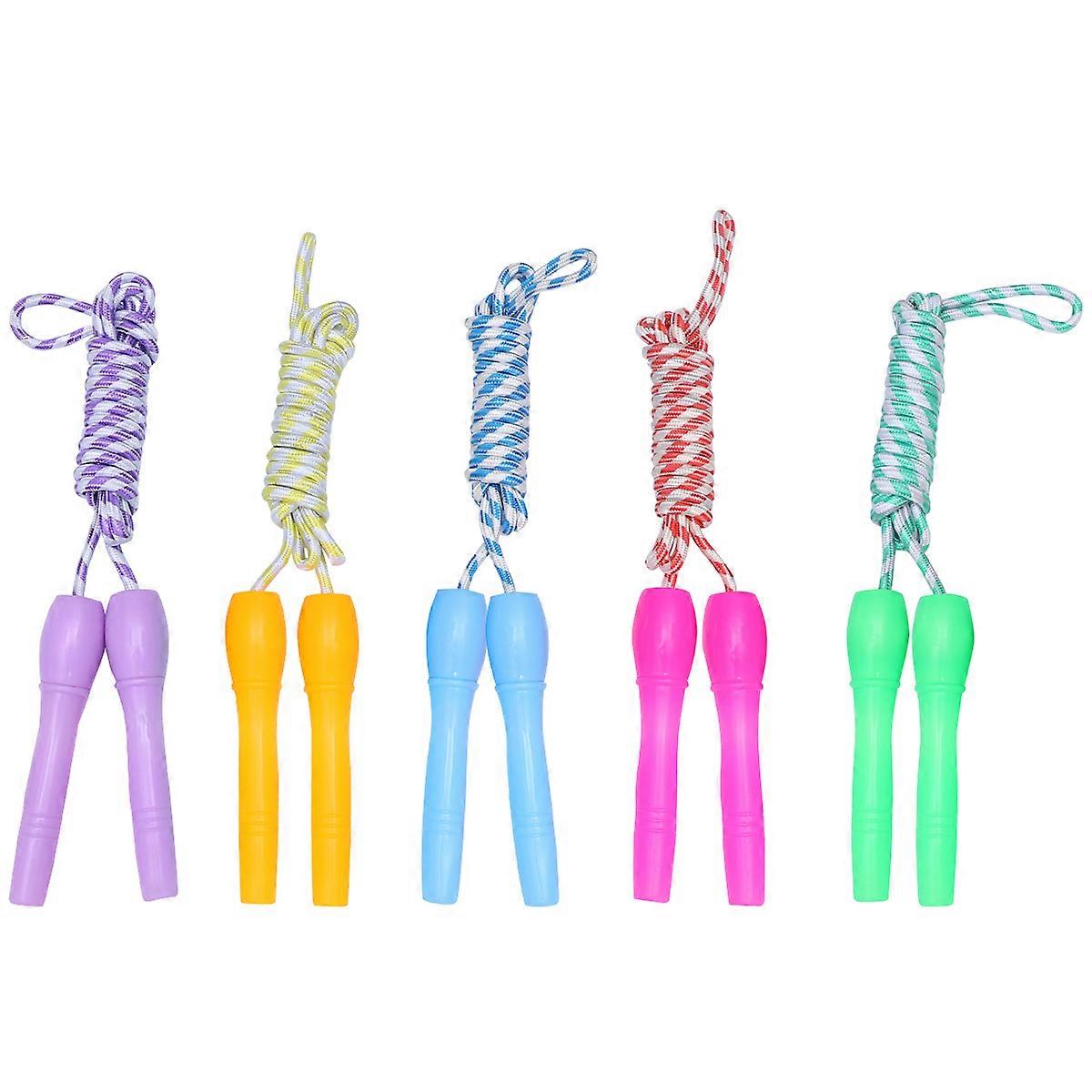 Plastic Handle Skipping Ropes 12pcs, Smooth Turning, Non Slip Grip, Flexible Jumping Rope for Outdoor Sports & Coordination Exercise