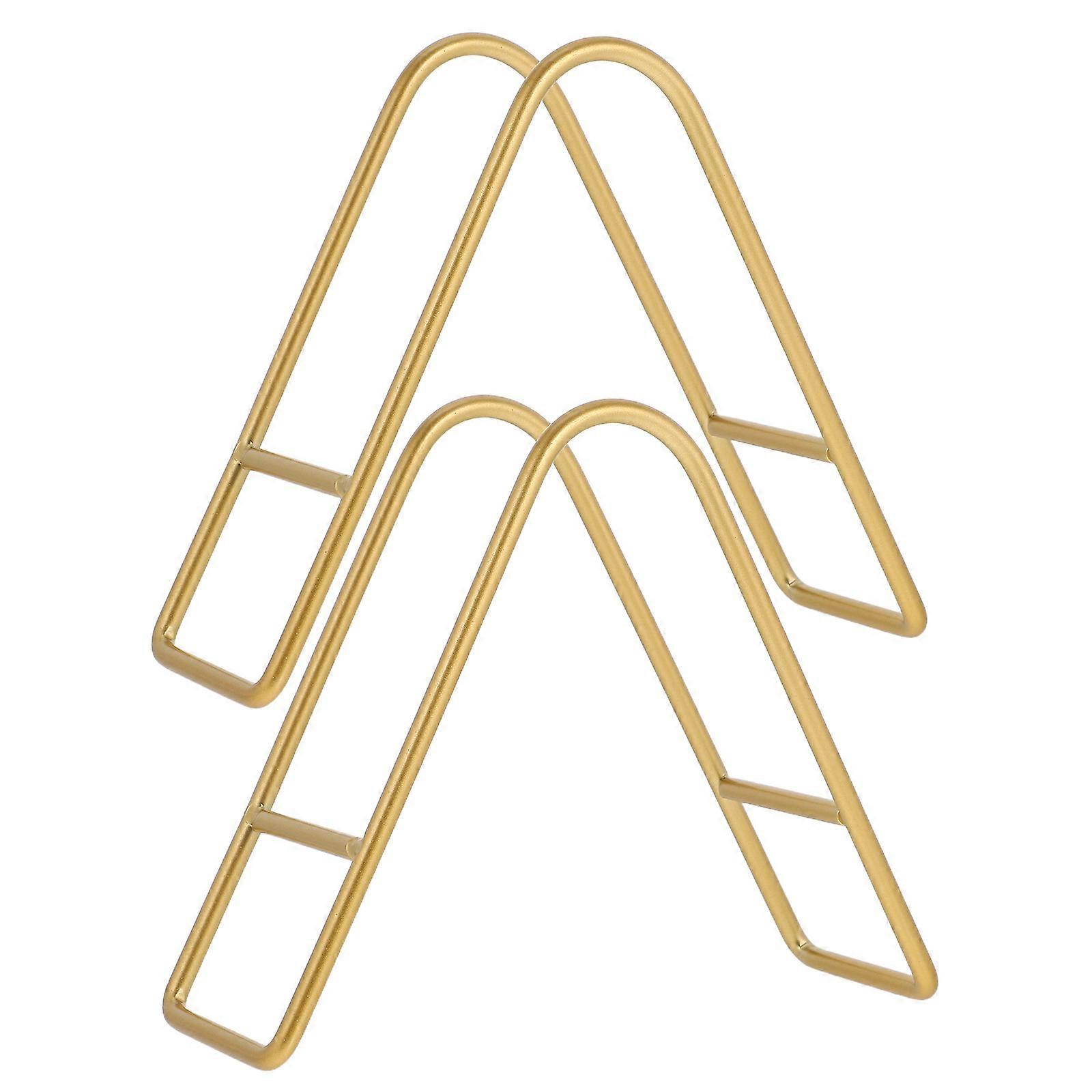 Metal Dish Organizer Plate Rack for Kitchen Use 2Pcs Storage Solution