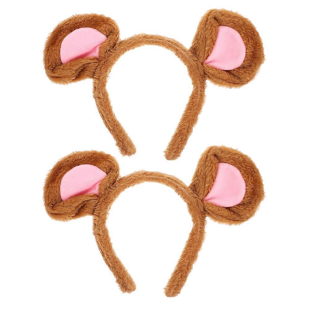a refined and engaging product description based on the title you provided:
**2pcs Mouse Ears Headband – Soft & Lightweight Animal Ear Hairbands