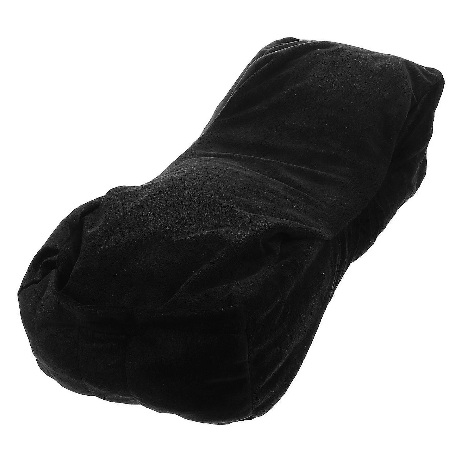 Ergonomic Neck Pillow Covers For Lash Technicians 1Set Black Color Providing Optimal During Salon Procedures