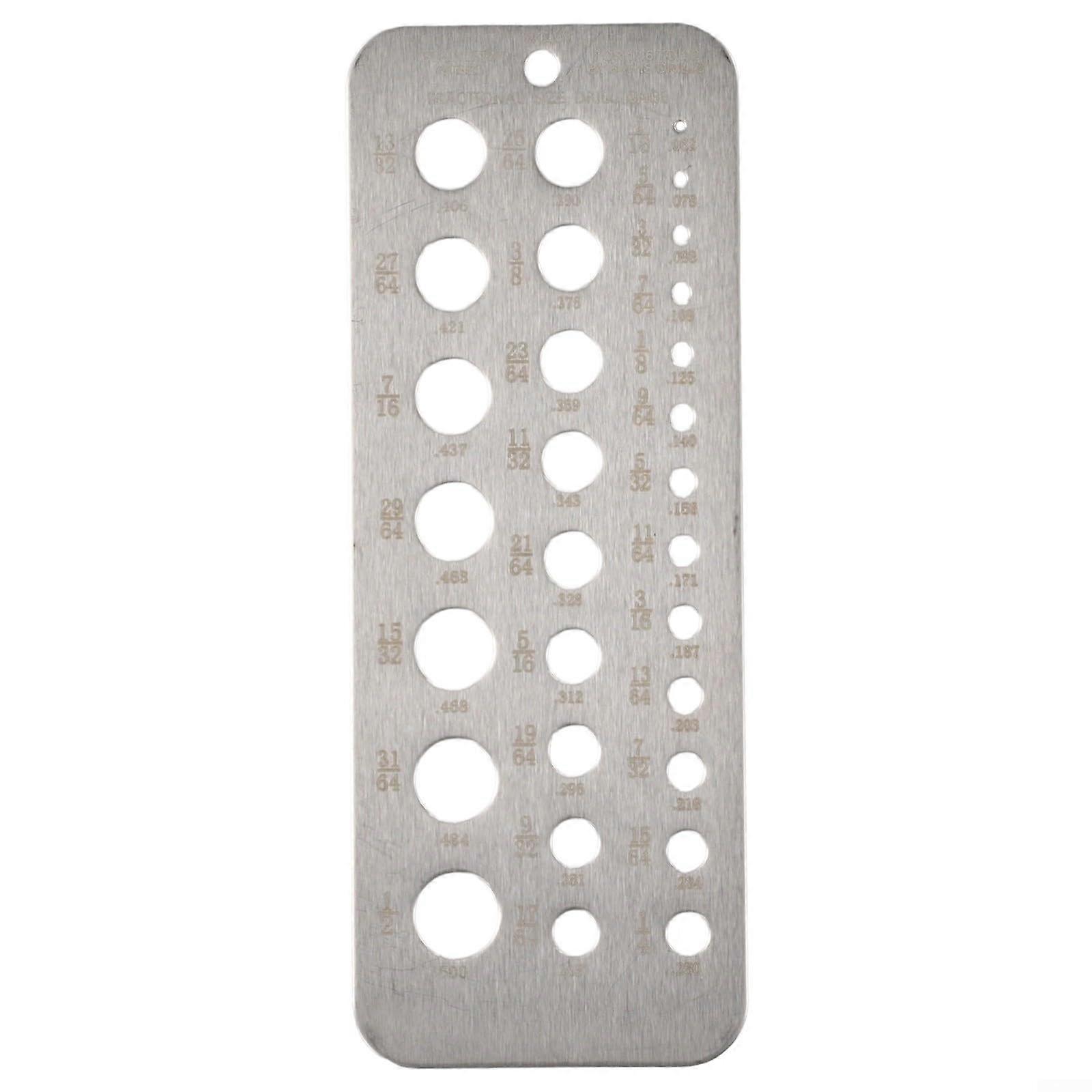 Precision Stainless Steel Measuring Tool for Drill Guide with Clear Scales, Accurate Measurements, Durable Design